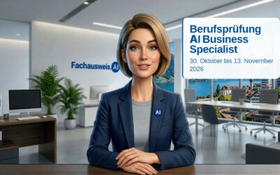 Die drei Prüfungsteile der Berufsprüfung AI Business Specialist